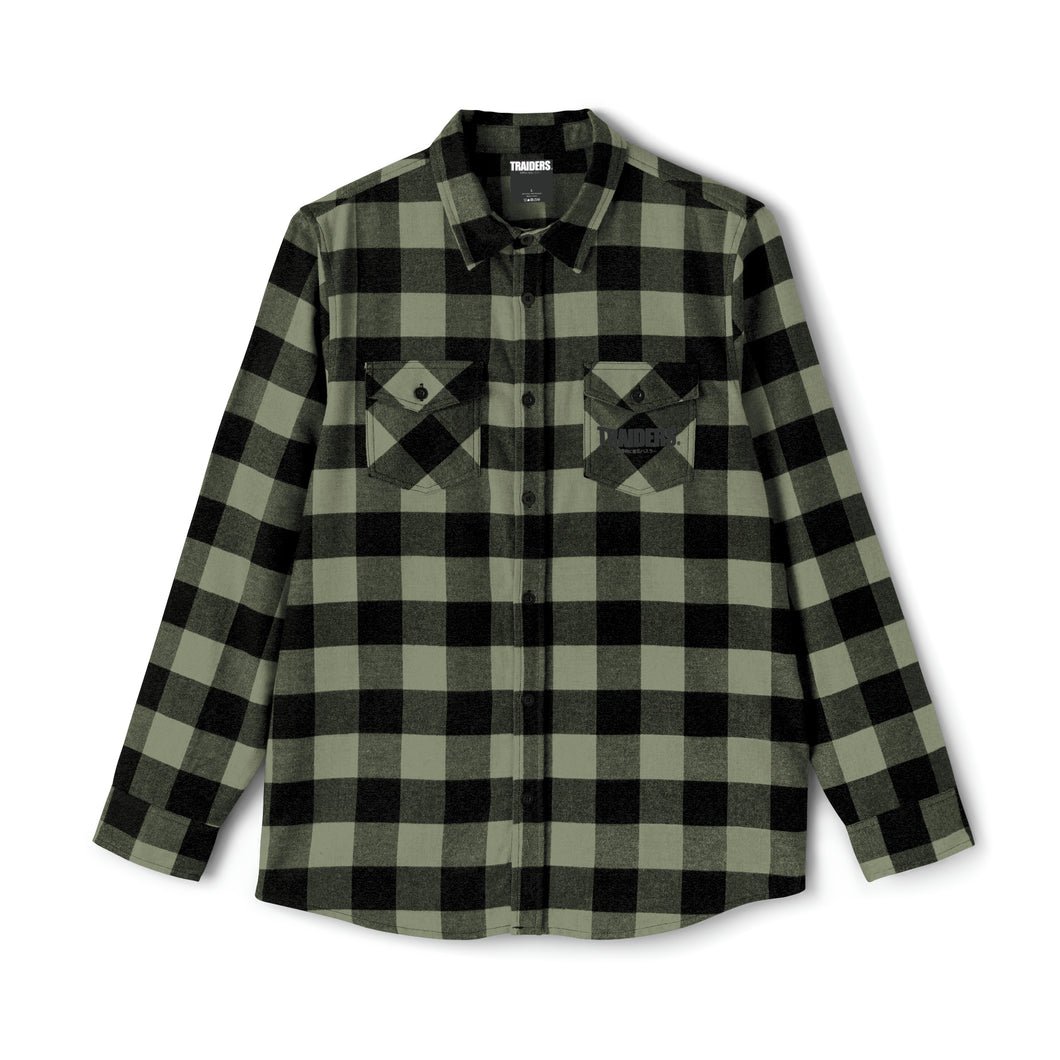 TRAIDERS BLOCK FLANNEL LS SHIRT